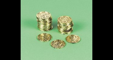 Amscan Piratenmunten Goud 72 Stuks