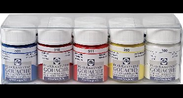 Talens plakkaatverf extra fijn set 10 flacons 16ml