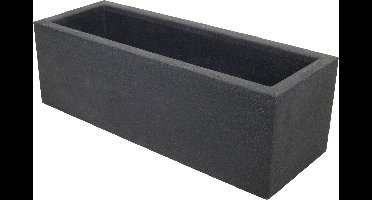 4gardenz® Stone rechthoekige Plantenbak 29x80x29 cm - Steengrijs