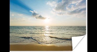 Poster Zee - Zomer - Strand - 30x20 cm