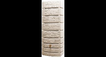 Regenton Slim - Stone Decor - 500 Liter - Beige