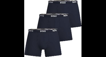 BOSS Boxershorts Power 3-Pack Donkerblauw 480 - Maat XL - Heren