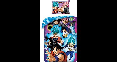 Dragon Ball Z Dekbedovertrek Super Sayens - 140 x 200 cm - Katoen - 70 x 90 cm