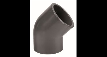 Druk PVC knie 45gr - 32mm - 16 bar