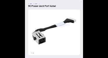 Dailygoods - DC Power Jack Port Kabel voor Dell Latitude Laptops