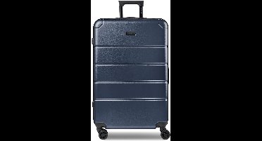 Police Dublin 4 wielen Trolley L 75 cm met uitbreidingsplooi - Harde bagage - Combinatieslot - dark blue