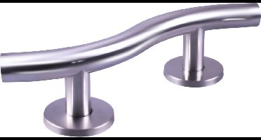 Aidapt Wandbeugel gepolijst 480mm - Zilver