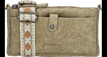 Beagles Malaga Crossbody Schoudertas met trendy Schouderband - Dames Tas - Lichtgroen