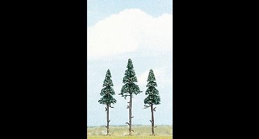 Busch - 3 Fichten, 100-115mm H0 (Bu6114) - modelbouwsets, hobbybouwspeelgoed voor kinderen, modelverf en accessoires