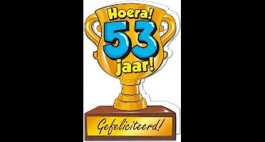 Wenskaart Trofee 53 jaar