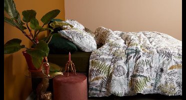 At Home by Beddinghouse Primeval Dekbedovertrek - tweepersoons - 140x200/220 cm - Groen