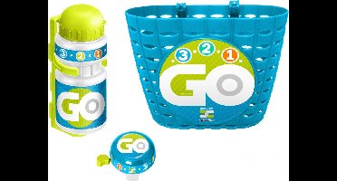 Skids Control Accessoiresset 3, 2, 1 Go Blauw 3-delig