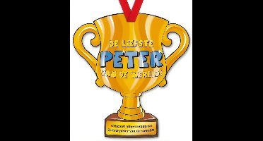 Paper Dreams Trofee Liefste Peter 33 Cm Karton Goud
