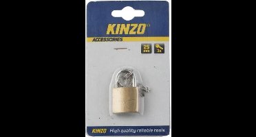 KINZO Kettingen - 25 mm hangslot / kofferslot / kluisslotje