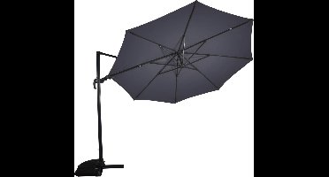 Outdoor Living - Zweefparasol VirgoFlex grijs Ø3,5mtr