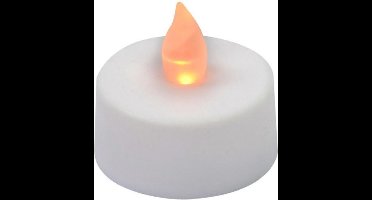 LED theelichtjes - 24x stuks - kunststof waxinelichtjes