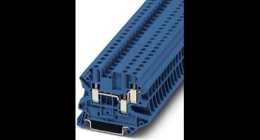 Phoenix Contact 3044500 klemmenblok 3 Blauw - UT 4-TWIN BU