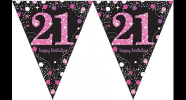 Vlaggenlijn 21 Sparkling pink