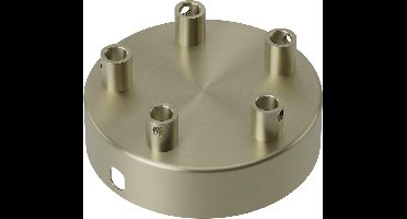 Calex plafondkap 5 snoeren - Ø10 cm - metaal - brons - rond