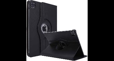 Fonu Hoes - Geschikt voor iPad Air 11 inch (M4 / M3 / M2) en iPad Air 10.9 inch (Air 5 / Air 4) - Roterend Hoesje - 360 Draaibaar - Zwart