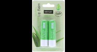 Sence Lippenbalsem Aloë Vera 2 stuks