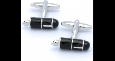 Manchetknopen - Zwarte Vulpen