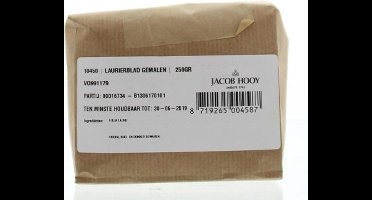 Jacob Hooy Laurierblad gemalen 250 Gram