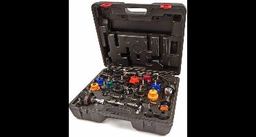 AOK PROFI 28-delige koelsysteem diagnose, afpers en vulset