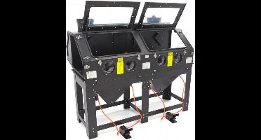 SBC 880 Dubbele Straalcabine Met 2 Afzuigers