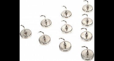 10-delige 3,65 Kg magneethakenset