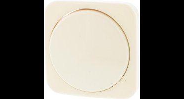Busch-Jaeger Centraalplaat Met Knop Voor Dimmer Creme