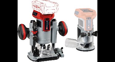 Einhell Accu Boven-/Kantenfrees TP-RO 18 Set Li BL Solo - Power X-Change - 18 V/Li-ion - 6 en 8 mm spantang - Koolborstelloze motor - Incl. diverse accessoires + tas - Excl. accu en lader