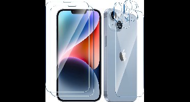 iPhone 14 Plus Camera lens protector 2 stuks + iPhone 14 Plus Screen protector 2 stuks