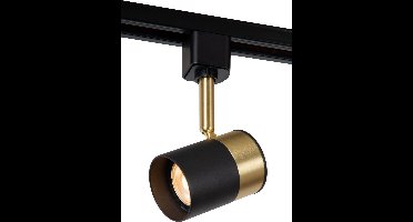 Lucide TRACK FLORIS Railspot - 1-fase Railsysteem / Railverlichting - 1xGU10 - Zwart (Uitbreiding)