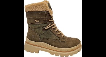 Remonte D0C77 54 Dames Veterboots - Groen - 37