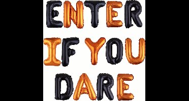 Halloween Ballonnenset Enter If You Dare