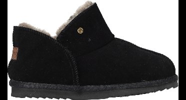 Warmbat Willow Suede Dames Sloffen - Zwart
