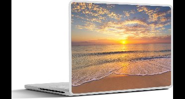 Laptop sticker - 14 inch - Strand - Kleuren - Zon - 32x5x23x5cm - Laptopstickers - Laptop skin - Cover