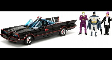 JADA - DC - Batman, Robin, The Penguin, The Joker & Batmobile - 1:24