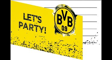 RIETHMULLER - 8 Borussia Dortmund uitnodigingskaarten