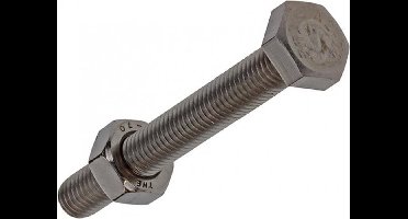 Mack tapbout+moer roestvrijstaal 1st 817566