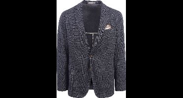 Suitable Colbert Fame Ruiten Donkerblauw (navy) - Maat 50 - Heren blazer