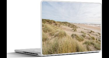 Laptop sticker - 13.3 inch - Duinen - Strand - Engeland - 31x22,5cm - Laptopstickers - Laptop skin - Cover