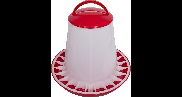 Olba Voersilo Plastic Rood - Voerbak - 10 kg