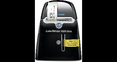 DYMO LabelWriter 450 Duo-labelmaker | Directe thermische labelprinter | Snel afdrukken van labels, barcodes en meer | Drukt zowel op LW-labels als plastic D1-labels af