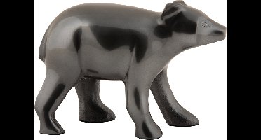 Present Time - Beeld Beer - Gun metal plated