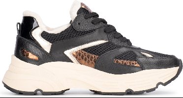 PS Poelman TOKIO Dames Sneaker - Zwart