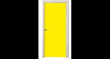 Deurposter 80x215 cm - Deursticker Geel - Citroen - Neon - Kleuren - Meubelfolie zelfklevend - Deurfolie woonkamer - Interieurfolie fotobehang - Deur plakfolie - Deurstickers - Deurbehang sticker - Kamer decoratie