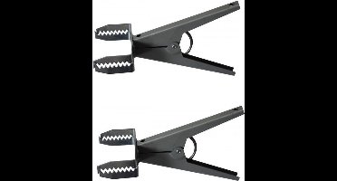 Mollenklem - 2x - gegalvaniseerd - woelmuizen klem - ongediertevallen - mollenval