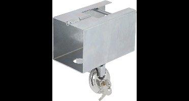 ProPlus Deelbaar koppelingsslot - 110 x 110 mm - met Ø 70 mm discusslot - verzinkt staal